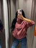 Suede Stand Collar Cropped Jacket Ribbed Hem Autumn Women Retro Daily Outerwear Chic Street Ladies Coat