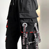 Pants Women Aesthetic Harem Pants Punk Pockets Joggers Harajuku Femme Hiphop Trousers Techwear Y2k Egirl Clothes