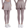 Women's Sports Pants Outdoor Yoga Culottes Tennis Gym Training Running Trousers Dance Fitness Leggings Pleated Skirt S M L XL