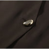 Chic Solid Stand Neck Blazer Jacket Pant Set Women Full Sleeve Shoulder Pads Coat Wide Leg Pants Autumn Commute Outfit