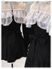 Original Japanese Lace Off-Shoulder Long Sleeve Dress Sweet Girl Kawaii Bowknot Women's Elegant Lolita Short Dresses