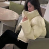 Women's Jacket Korean Version Stand Collar Short Cotton-padded Jacket Thickening Warm Parkas Winter Jackets for Women Coat