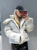 Casual Thicken Women's Cotton Coat Hooded Zippers Full Sleeves Casual Lady Jackets Autumn Winter Female Warm Tops