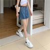 Casual Blue Denim Shorts for Women Stylish Streetwear Loose Comfortable Short Jeans Classic Versatile Everyday Jean Shorts