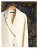 Women's Single Breasted Blazer Autumn Chic Casual Back Slit Design Niche Famale Suit Coat 2DB4253