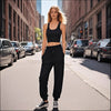 Pure Color Sweatpants for Women All Season Daily Casual Sporty Jogger Pants Women's Home Outdoor Comfort Trousers