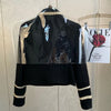S-2XL Women Tweed Jacquard Black Suit Jacket Coat Top And Mini A Line Skirt Two Piece Set Elegant Outfit Winter Party Cloth