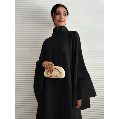 Middle Eastern Abaya Women Elegant Abayas Loose Pageant Dress Full Sleeve Evening Kaftans JilbabsIslamic Traditional Clothing