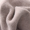 French Retro 100% Pure Wool Shawl Women's Autumn Winter High Neck Thick Warm Cover Knitted Scarf, One-Piece Cape