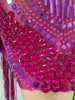 Sparkly Diamonds Sequin Tassels Sexy Mesh Short Dress Women Evening Party Celebrate Birthday Nightclub Show Photo Shoot Wear