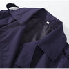 Solid Laepl Lace Up Trench Coat Women Full Sleeve Waist Cinching Short Windbreak Autumn Office Commute Outwear