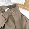Fall Spring Black Suit Haren Pants Women Elastic High Waist Casual Trousers Woman Korean Style Solid Office Pant