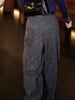 Gray Woolen Suit Pants Women's Winter European Design Fine Flash High Waist Versatile Trousers