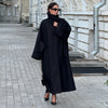 Green Oversized Belt Overcoat Elegant Long Sleeve Women Pleated Lapel Lace Up Windbreaker Autumn Lady Casual Street Outerwear