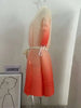 Contrast Color Pleated Dress For Women Open Stitch Belt Midi Elegant Dresses Ladies Party Clothing Spring 2R7326