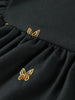 Embroidery Lace Up Bow Suit Jacket Short Skirt Suits Women Elegant Long Sleeve Waist Cinching Coats High Waist Skirts Outfit