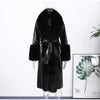 Women's Fur Patchwork Leather Jackets Furry Collar Slim Buttons Full Sleeve Female Coat Autumn Lady Street Outerwear