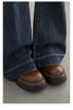 Women Jeans High Waisted Slightly Flared Slim Female Denim Pants Blue Ladies Trousers Autumn Winter