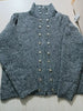 Fluffy Knitted Cardigans Sweater Design Double Breasted Sweater Coat Women Autumn Winter Lazy Zipper Knit Top