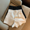 Women Shorts Mooyufon Black Shorts Women Harajuku Elegance High Waisted Shorts A Line Slim Casual Girl Straight Pants Sexy
