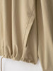 Women Khaki Hooded Cropped Zip‑up Jacket Faux Two‑inner Plaid Fabric Drawstring Bottom Coat Lady Autumn Casual Commute Outfits