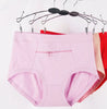Cotton Women's Anti-theft Underwear With Pockets Medium High Waist Zipper Middle-aged Mother Grandmother Triangle Pants