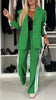 Female Office Blazer 2 Piece Sets Autumn And Winter Long Sleeves Suit Women's Suit Pimp Stitching Pants Pocket Suit