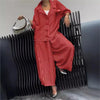 Spring Fall Women's 2 Piece Set Suit Office Lady Floral Striped Loose Blazer Casual Wide Leg Pants Suits For Women Clothing