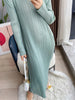 Pleated Long Sleeve V-neck Dress Women Spring Korean Designer Casual Black Dresses Elegant Aesthetic Clothes