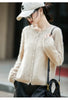 Winter Women's Clothing Tops Brushed Wool Cardigans O Neck Yellow Warm Causal Sweater Soft Solid Knitted Coats B1713005