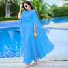 Women Long Sleeve Dress White Chiffon Spring Vintage Casual Maxi Dresses For Elegant Prom Clothes