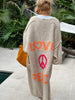 Oversize Knitted Women Sweater Long Sleeve Loose Cardigan Warm Coats Female Winter Casual Ladies Clothes