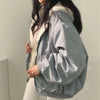 Autumn Winter Thicken Jackets Women Casual Loose Zipper Warm Fleece Hooded Parkas Female Double-Layer Simple Plush Coats