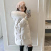 Autumn Winter Down Cotton Jacket Women Korean Mid-Long Cotton-Padded Thick Warm Parkas Hooded Coat Female Casual Ladies Tops