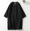 Oversized Women Parkas Collarless Long Sleeve Single-breasted Ladies Winter Coat Casual Thick Warm Outerwear Overcoat