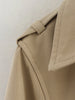 Ladies Vintage Cropped Trench Spring Autumn Jacket Women Streetwear Double Breasted Long Sleeve Top Female Chic Coat Outfits