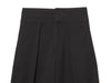 Women Wide Leg Pants Retro Dark Color Pleated Trousers High Waist Casual Work Office Straight Pants