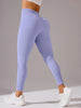 Women's Seamless Knit High Waist Yoga Leggings, Butt Lifting Slim Fit Sports Pants for Running & Fitness Training