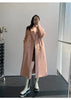 101801 Women Coat Winter Women's Jacket 10% Cashmere 90% Wool Classic Camel Wool Coat