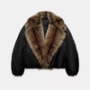 Cotton Lined Furry Fur Collar Belts Jacket Women Long Sleeve Thicken Warm Female Coat Winter Street Casual Outwear