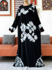 Party Dress Tie-dry Printed Cotton Women Boho Maxi Dress Casual Holiday Party Dresses Indie Folk African Vestidos