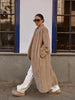 Women Thick Faux Fur Coat Lapel Hidden Button Loose Elegant Lady Outerwear Female Street Warm Commute Overcoat