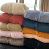 Korean style Coat Women Autumn Winter Women's Long Plush Fleece Zipper Jacket Women Fur Cardigan Coat
