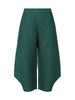 Pleated Side Slit Ankle-Length Pants Women Korean Causal Loose Wide Leg Pants Jff374