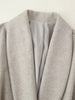 Elegant Lace Up Woolen Short Coat Solid Loose Lapel Furry Long Sleeve Belt Waist Jacket Spring Autumn Lady Chic Cardigan
