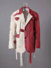 Color Block 3D Flower Turn-Down Collar Long Sleeve Blazer Slim Fit Women's Top Spring Autumn CPG2870