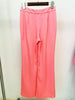 High Street Designer Trousers Women's Hot Pink Wide Leg Pants