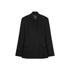 Elegant Quilted Blazer Pant Suits Women Chic Loose Lapel Double Breasted Jacket Wide Leg Trousers Spring Patchwork Set Lady