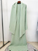 High Street Designer Party vestido Women's Flare Sleeve Scarf Pearls Beaded Maxi Long Dress