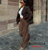 Women Elegant Striped Blazer Suit Slim Button Blazer or Wide-leg Pants Spring Fall Mujer Commute Pants Set